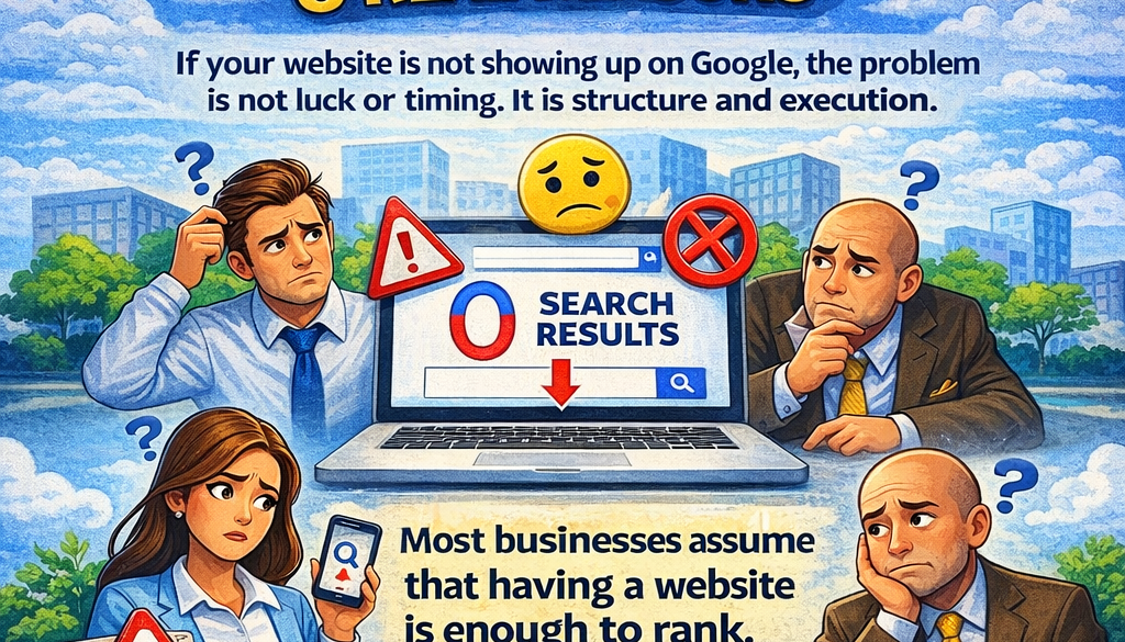 why your business is not ranking on Google