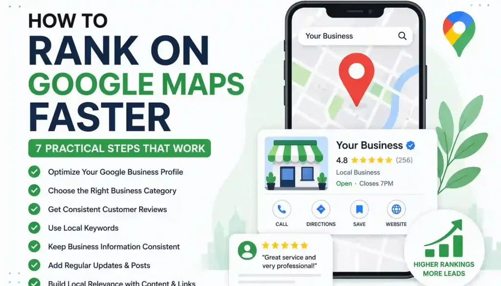 Rank on google maps faster