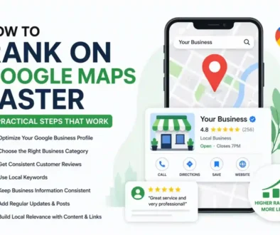 Rank on google maps faster