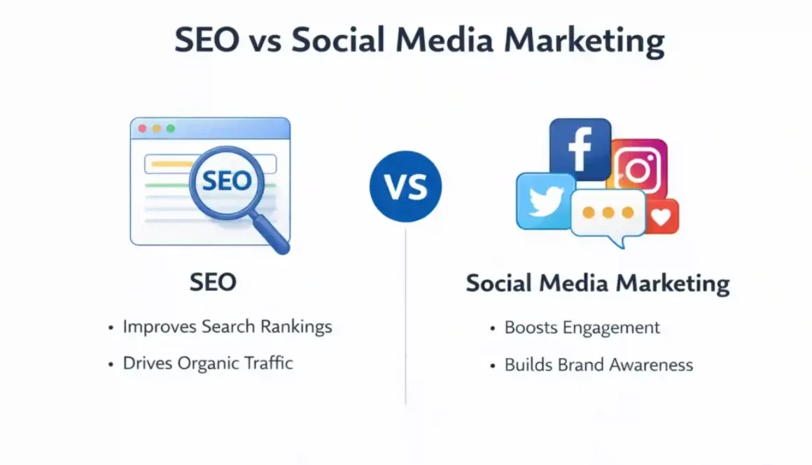 SEO vs social media marketing